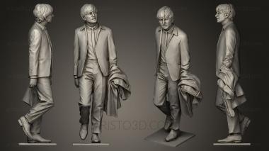 Statues of famous people (STKC_0194) 3D model for CNC machine